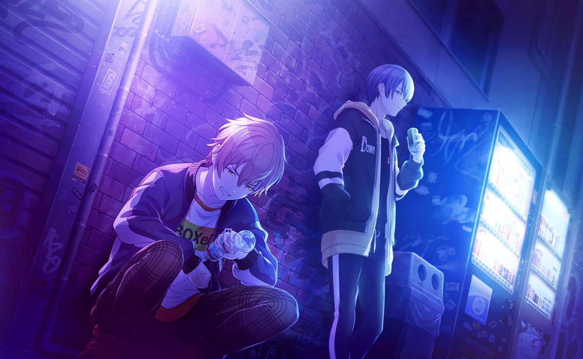 DailyBADDOGS's tweet photo. CANON SHIP OTD (im sorry)

Today’s canon ship of the day is Akito and Toya (akitoya) from project Sekai colorful stage featuring Hatsune miku!
They’re partners and know each other better than anyone else! They’ve also canonically been on a date 💕 https://t.co/O0FgwC0qCi