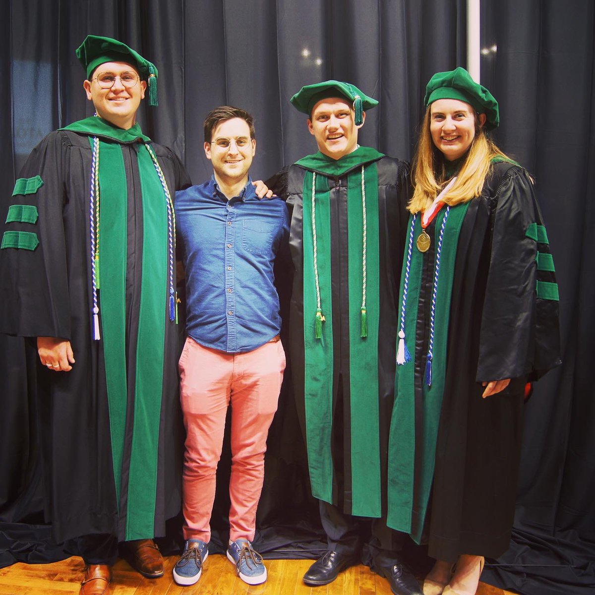 JacksonShriver's tweet photo. Graduation ✅ 

About a month left in SD and then off to Michigan to start resdiency! https://t.co/zmINOdKPaM