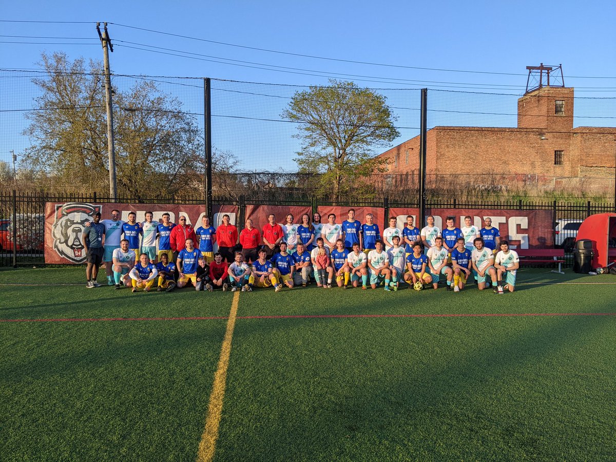 OfficialBDSL's tweet photo. From the bottom of our BDSL hearts thanks to all who came out today to support @Ukraine_FC! From @FCBuffalo &amp; @NicholasMendola to Ostap, @LakeShore_FC @BdslRefs, @DYouville, and all the volunteers there today we can't say enough thanks to all for making it a great day! https://t.co/2KoyktR7i0