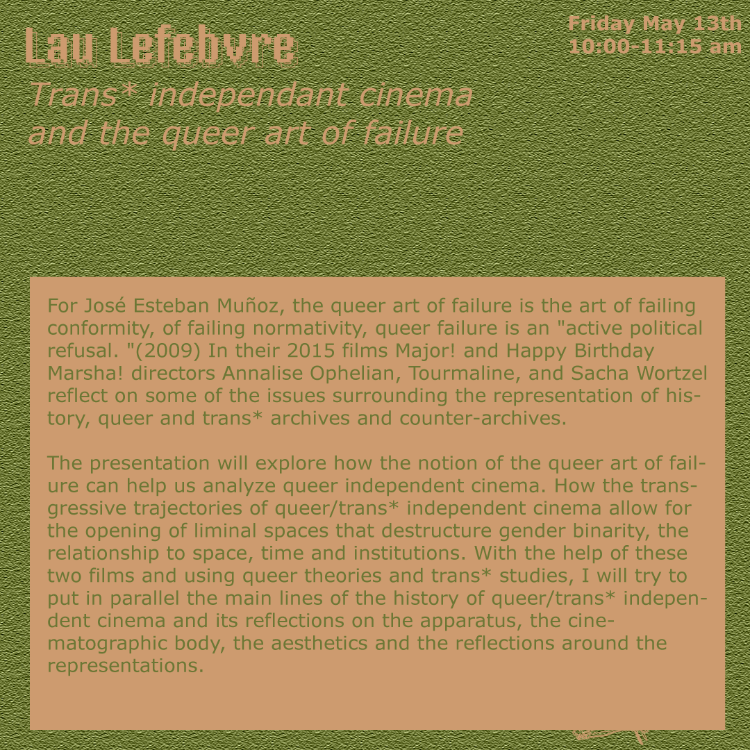 failureconf's tweet photo. Introducing the fourth panel of this year’s conference, “Failure on Screen” moderated by Dr. Krista Lynes. This panel deals with themes of film and marginalized identities and includes three panelists: Karen Ren, Lau Lefebvre, and Reina Yuan. Tickets are available now! 🌿 https://t.co/PpcXHaBJRF