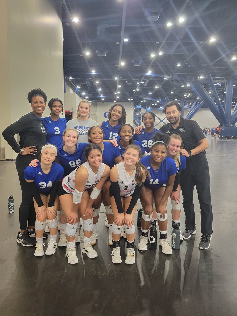 Coach_Marko's tweet photo. GOLD bracket tomorrow for 15 Adidas!!!
We had GREAT day 1! Finished 4-0, We are SO PROUD of this girls, of their hard work and effort!!💙💪
@avatxvolleyball
#TEAMwork
#BIDtime https://t.co/aj41TUJjTJ