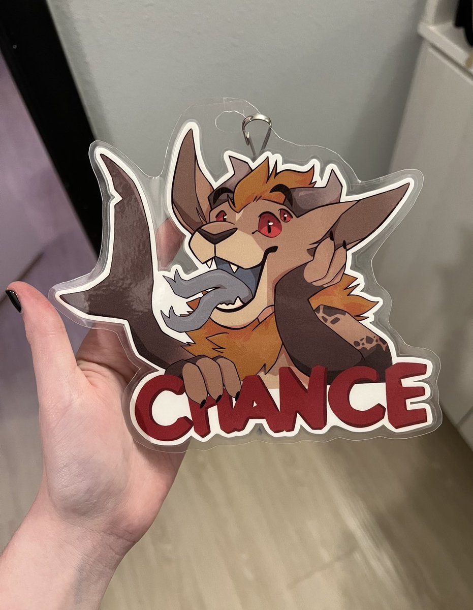 lamb_sawce's tweet photo. super thankful to @cheetah_tai and @ChimeraChance for my first ever badge commissions! these were so much fun to make and i’m very pleased with the results :3c catch them both at #FWA and be sure to say hi! #furry #furryart #furryweekendatlanta #furrycommission #fursona https://t.co/uGDX2PFCaD