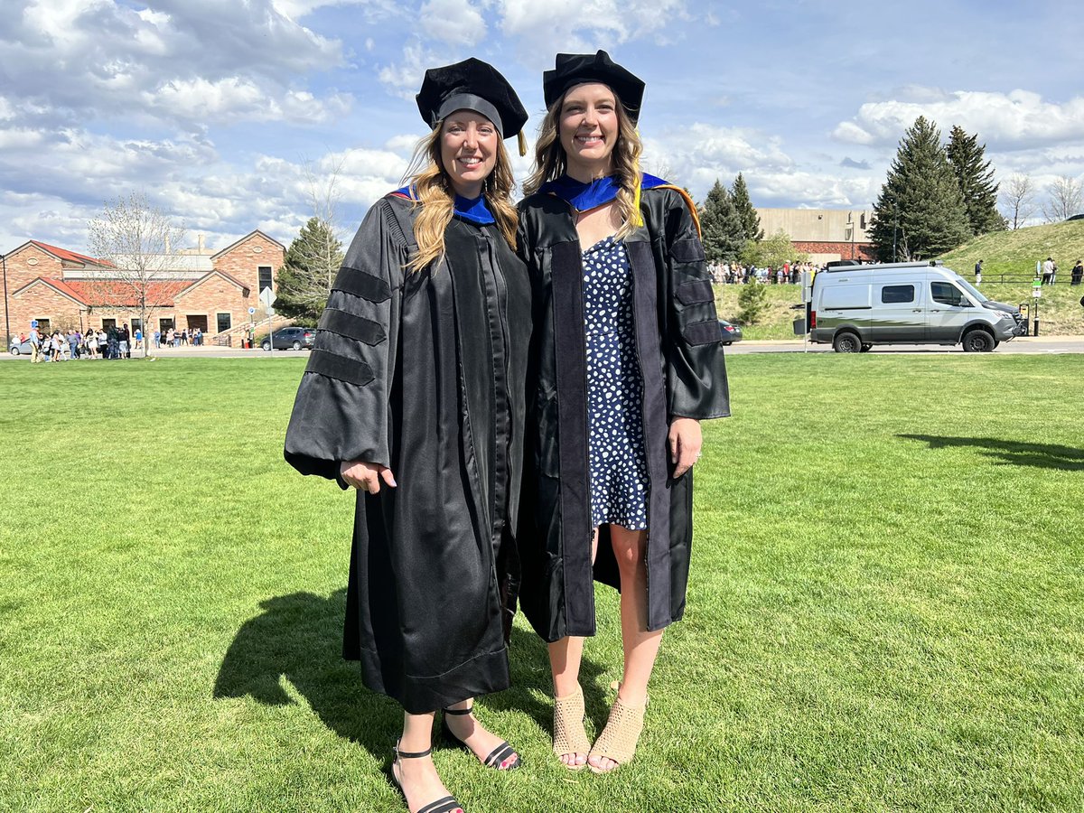TheLabbeLab's tweet image. Graduated two students today. Congrats to Andres Cano Botero and the new Dr. Katie Lockwood! #skobuffs