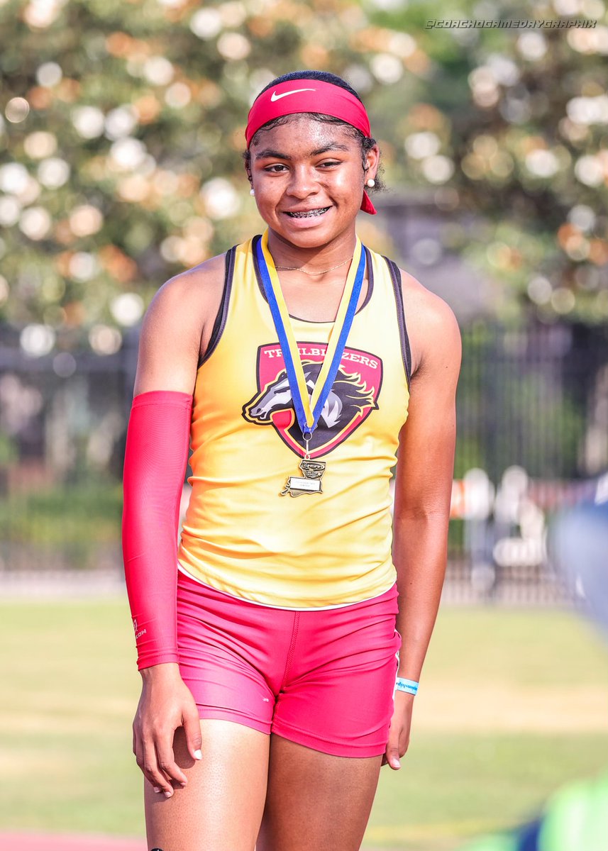 GeauxPreps.com (@geauxprepsla) on Twitter photo An outstanding day for <a href="/LCCPTrack_Field/">Lake Charles College Prep T&F</a>'s Jayla Mason who finished with two..count them.. THREE 🥇 with wins in the Class 3A Girls 200 & 400 dash & 4x400 relay!
She also finished in the Top 5 of the 100 dash & contributed 32 pts to the overall team total!
📸 <a href="/MichaelOdendah4/">Michael Odendahl</a> An outstanding day for <a href="/LCCPTrack_Field/">Lake Charles College Prep T&F</a>'s Jayla Mason who finished with two..count them.. THREE 🥇 with wins in the Class 3A Girls 200 & 400 dash & 4x400 relay!
She also finished in the Top 5 of the 100 dash & contributed 32 pts to the overall team total!
📸 <a href="/MichaelOdendah4/">Michael Odendahl</a>