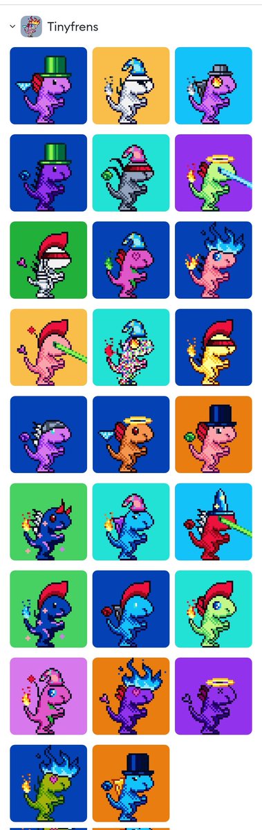 intr3pico's tweet photo. Just swept @tinyfrensnft I love the art #tinyfrensnft #cryptorayrays vibes? #nftcollector https://t.co/bo0z2uPqd9