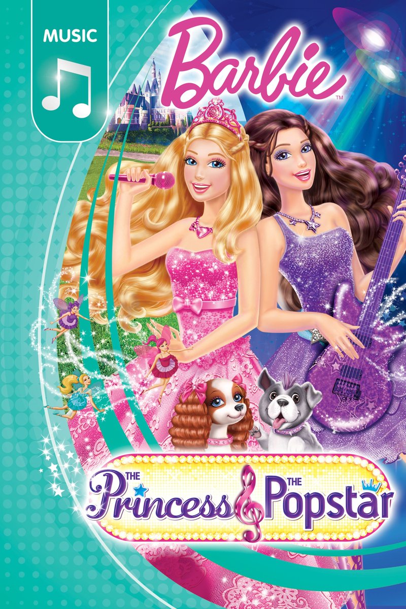 cuteyoongipie on X: All Barbie Movies In Order Full HD #movies #posters  #HD #Wallpapers #cover #classic #art #shows #books #coloringbooks #images  26. Barbie: The Princess & The Popstar (2012)