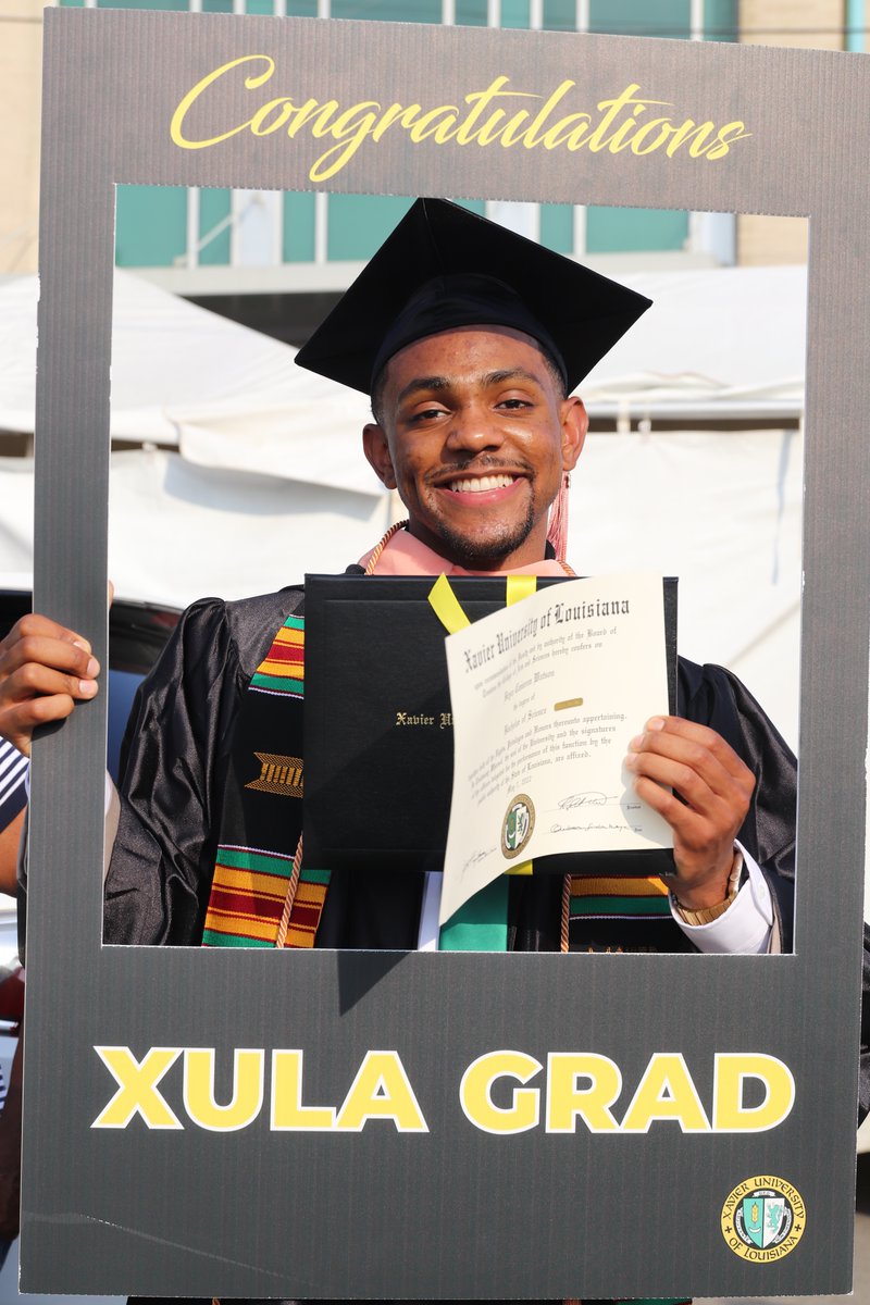 XULAStuAffairs's tweet photo. Congratulations #XULA22! Your resiliency, determination, and strength are all being awarded today with your degree. Hold your head high and walk with pride! Today is the start of the next chapter, we can't wait to see what you accomplish!

#XULA #eXcellence https://t.co/9bPZkngrI0