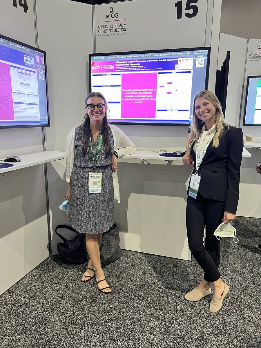 Honored to have the opportunity to mentor Hannah Schwartz and work with <a href="/MeaghanGMcCabe/">Meaghan</a> who does an excellent job as Program Manager of Penn MFM research.<a href="/acog/">ACOG</a> <a href="/PennMedicine/">Penn Medicine</a>