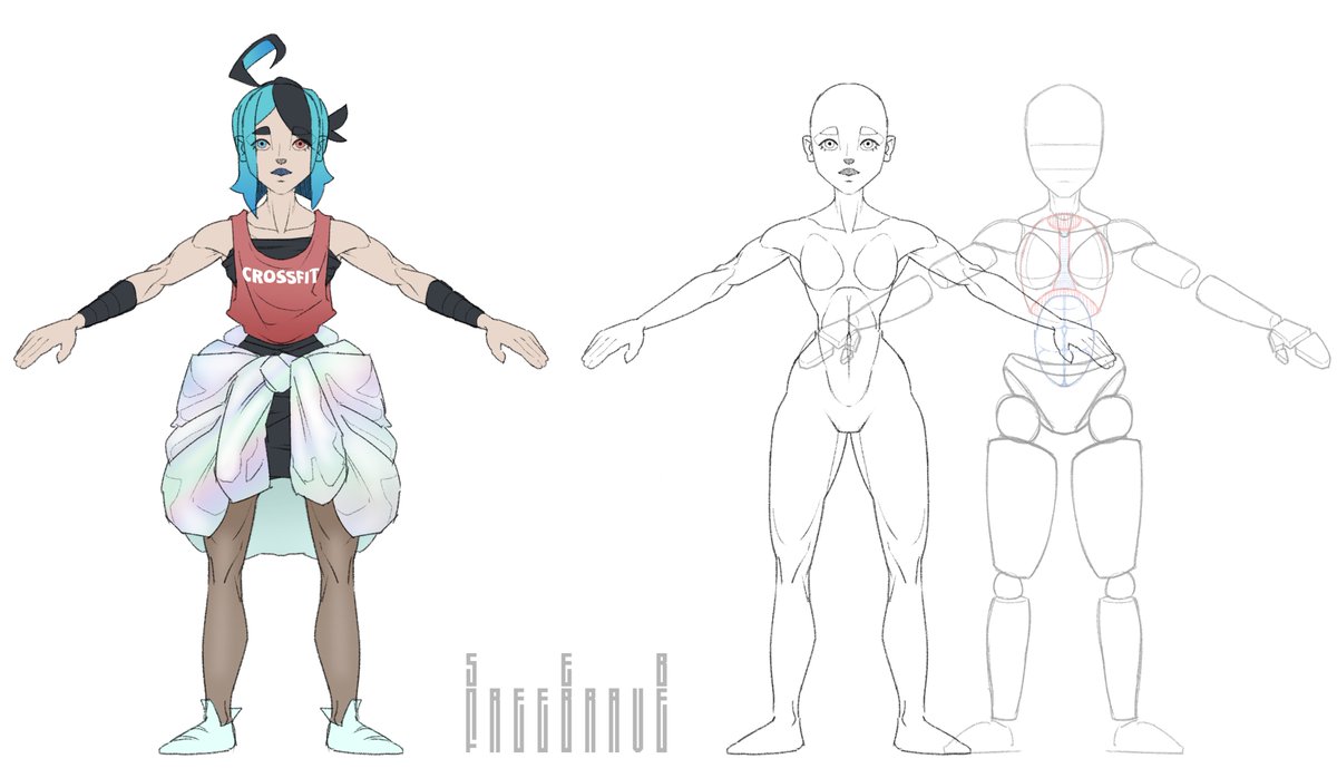 SFreebrave's tweet photo. New character no name just a badass CrossFit athlete 🌸 

This was drawn at the Creative meet up we do every Wednesday and Saturday, You can join through the link https://t.co/sQpy3OwptN

#OC #characterdesign https://t.co/ZnJWkkGDnn