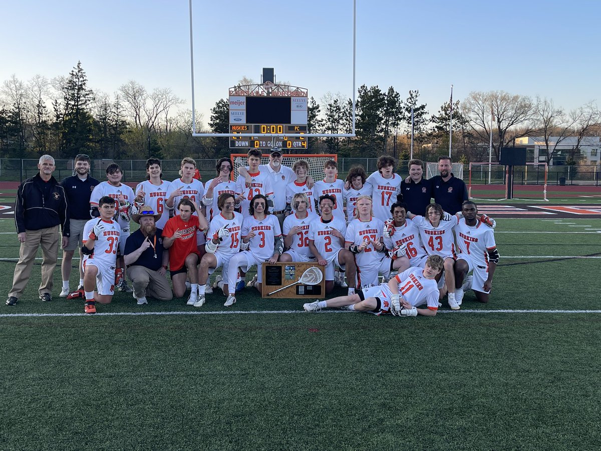 PNHuskieSports's tweet photo. Congrats to the Huskie BLAX team on their victory over PC in the 18th Annual Matt Thrasher Memorial game. #PACKstrong https://t.co/qd2lhGGcw6
