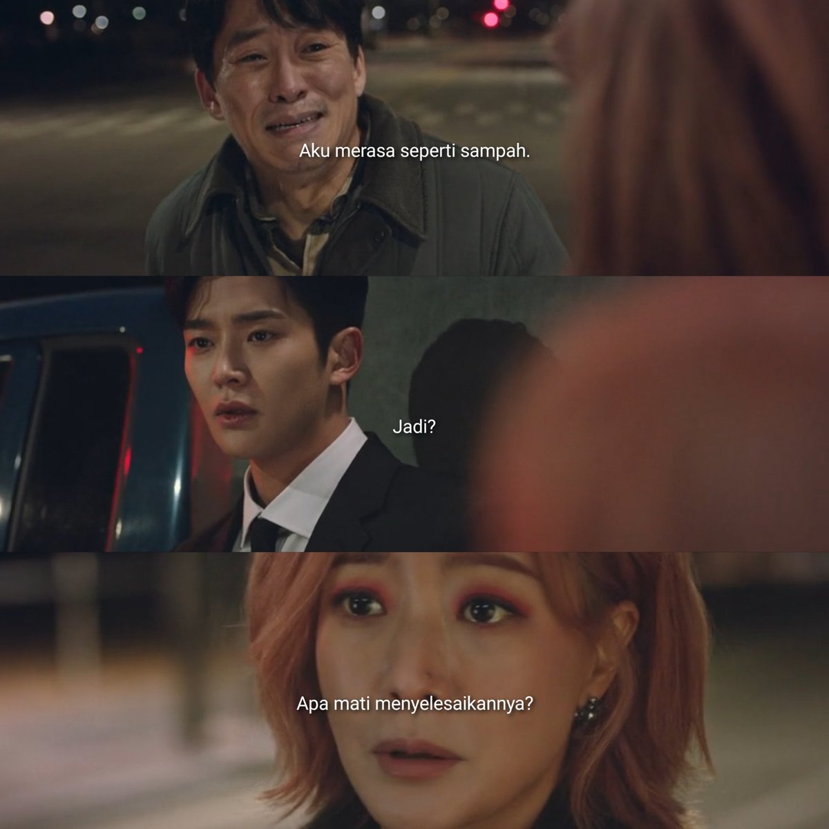 IC9661's tweet photo. —
"Apa mati menyelesaikannya?"

#Tommorow #LeeSooHyuk #YoonJiOn #Rowoon #KimHeeSeon https://t.co/5Nos6W5TUe