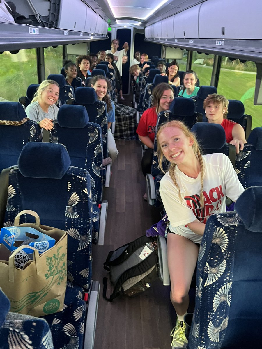 TrackCherokee's tweet photo. Heading home state bound 🎉 Cherokee Track &amp; Field Warriors @CherokeeAD @WarriorLift https://t.co/xcvvEX87FN