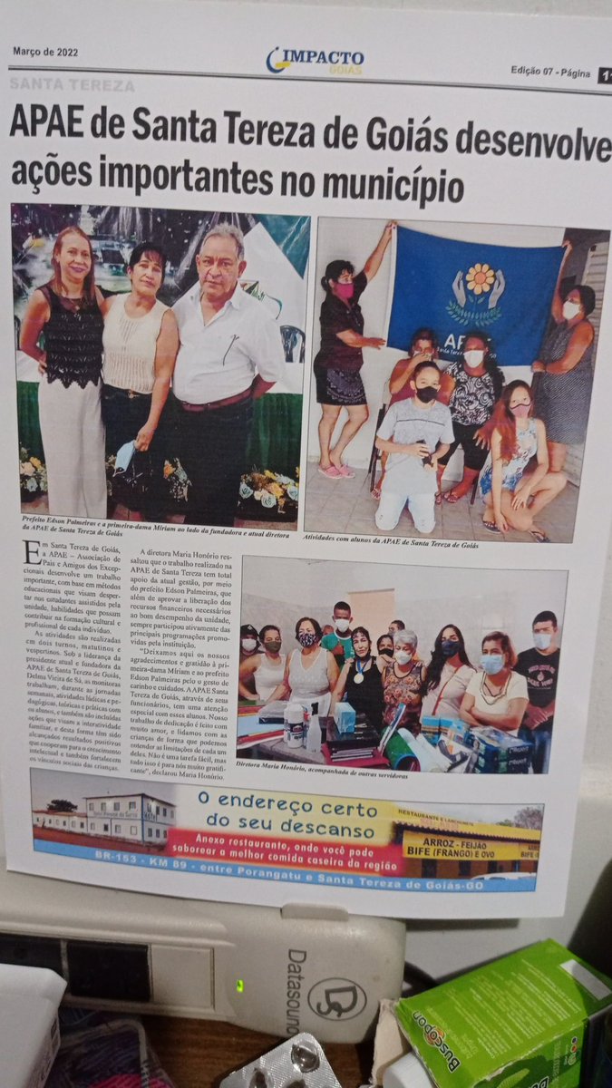 HoracioApelido's tweet photo. Eu Fundadora é diretora da APAE Santa Tereza de Goiás  o prefeito Edson Palmeiras é primeira Dama . Inpakto Jornal dê Goiânia Góias. https://t.co/QC5tGyrGJk