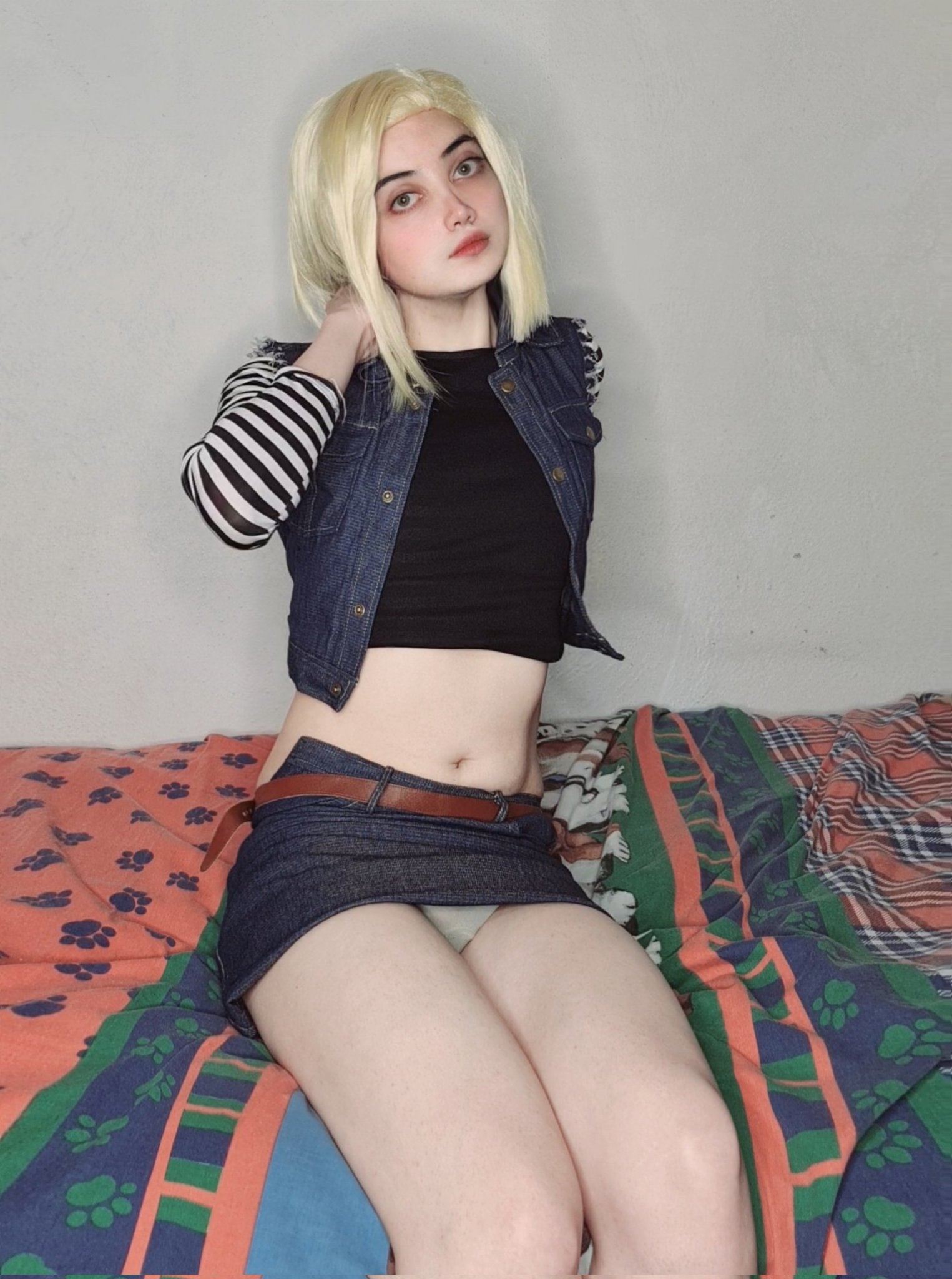 De nuevo con el cosplay de androide 18 7w7 Sigo abierto a sugerencia para mi siguiente cosplay uwu https://t.co/LThROW4UgH