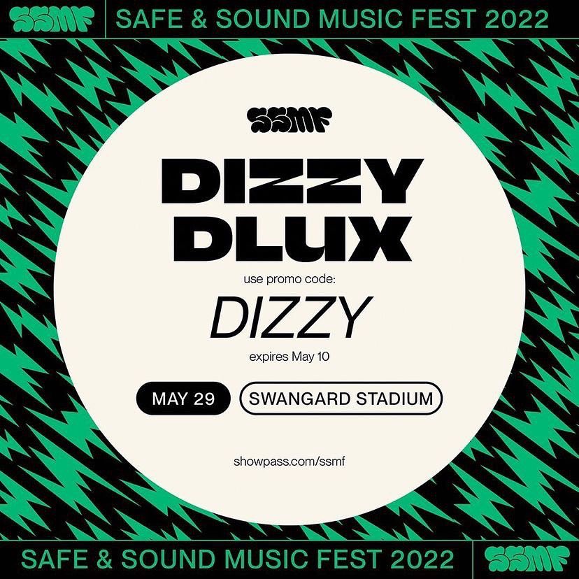 dizzydlux's tweet photo. See y’all at #Safeandsoundfest https://t.co/FtPFWwgsW0
