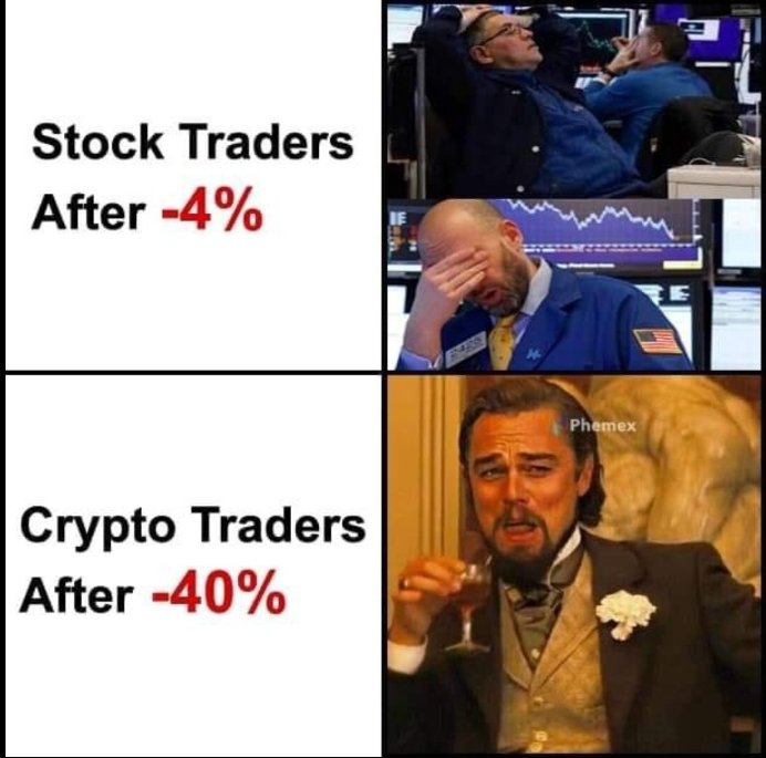 wagmitrades's tweet photo. Which do you relate to most? Like for first, retweet for 2nd meme. #Crypto #stocks https://t.co/0Rqh78l8k0