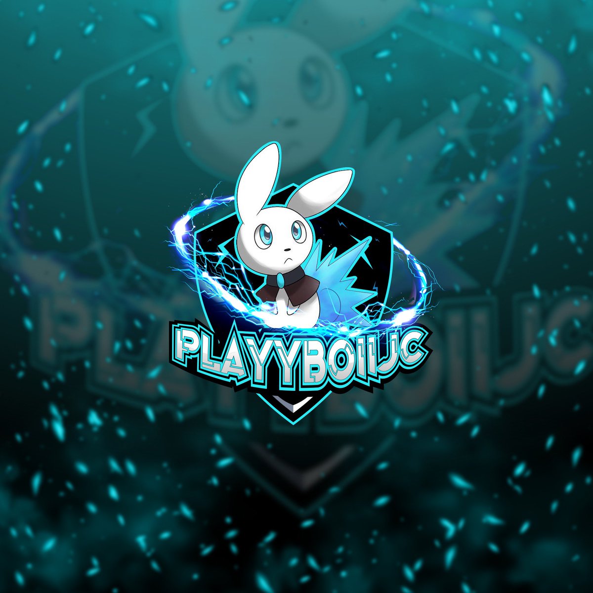 playyboiijc's tweet image. Shoutout to @SaraDesigns1 for the  new Logo and banner … This is the beginning of building my Fanbase 💙🐰⚡️ 😊