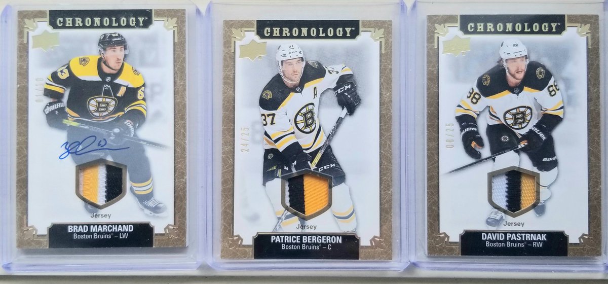 terryc2016's tweet photo. Thanks @danvincent78 for this sleuth of Bruins. Securely packaged as always. And extra thanks for the extras. 🙏 Check out his next stack sale, when even just browsing is fun. The auto'ed Chronology Marchy card /10 leads to perfection😉. @UpperDeckHockey #stackmaster #collect4fun https://t.co/pwikUk54MT