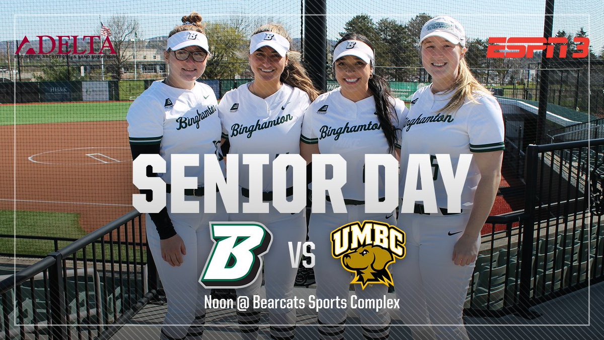 BinghamtonSOFT's tweet image. It's Senior Day at the Bearcats Sports Complex!

🆚 UMBC
📍   Vestal, N.Y.
🏟️ Bearcats Sports Complex
⏰ Noon
📊 bit.ly/3kSj3fI
📺 es.pn/3MZL9la

#BingPride #AESB