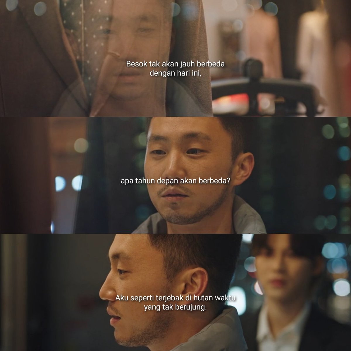 IC9661's tweet photo. Tomorrow (2022)

“Tomorrow will be no different from today. So, will it be any different a year from now?

I feel like I'm trapped in a never ending forest of time.”

#Kdrama #Tomorrow https://t.co/Z2SC42DBkK