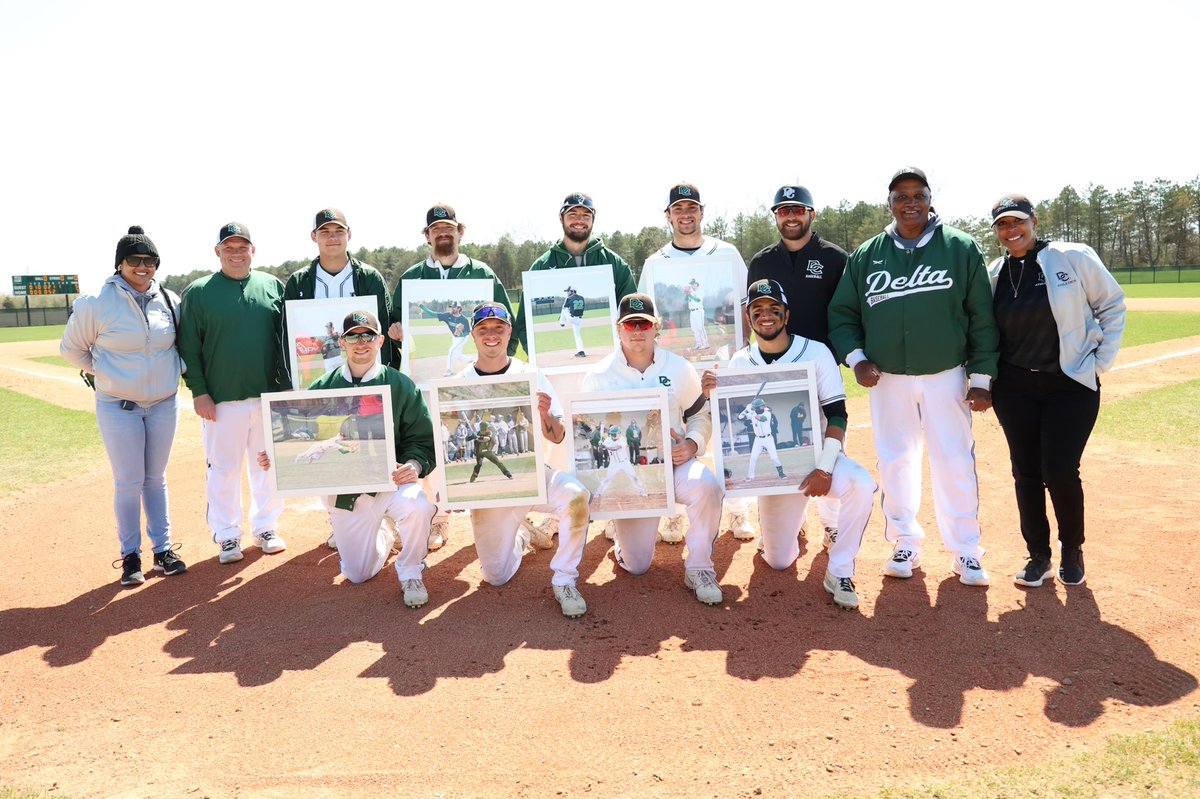 delta_pioneers's tweet photo. Today Pioneer Athletics honored our Sophomore baseball student-athletes!! Thank you for all your hard work and dedication in the classroom and on the field!! We wish you great success and happiness in your future endeavors!! #PioneerPride #JUCOTough #ForeverAPioneer https://t.co/4TEH78f9yb