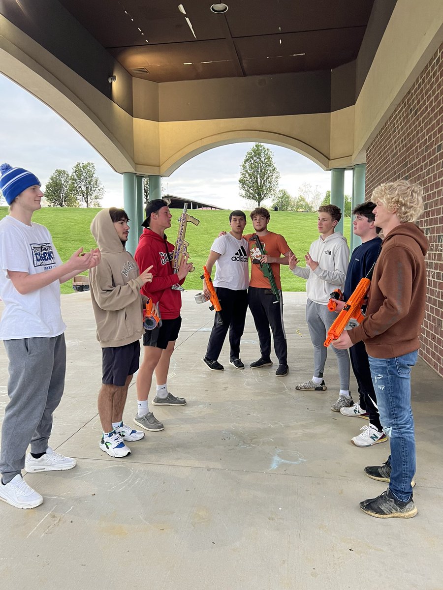 Men with Large Darts v. The Wamily for the championship.  Let’s see whose better, juniors or seniors?