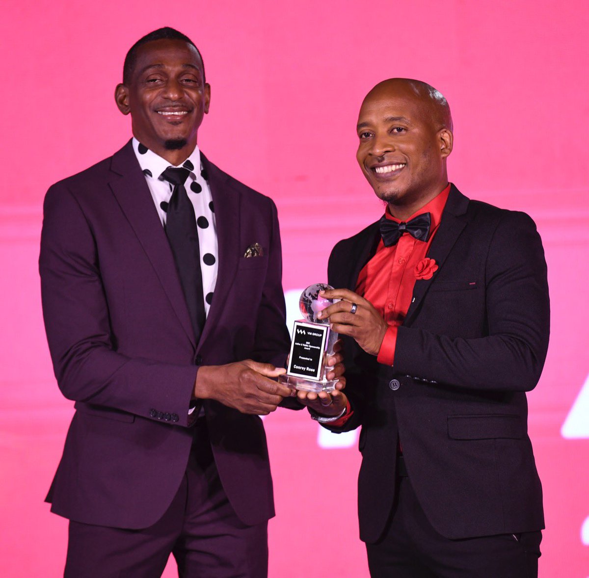 myvmgroup's tweet photo. Our #IAMVM Awards is highlighting some top performers this evening. Conroy Rose, CEO of VM Pensions Management Ltd is the proud recipient of the 2021 Active and Visible Sponsorship Award. Conroy has consistently delivered on a vision of excellence in his leadership. https://t.co/mKFD42WRBS