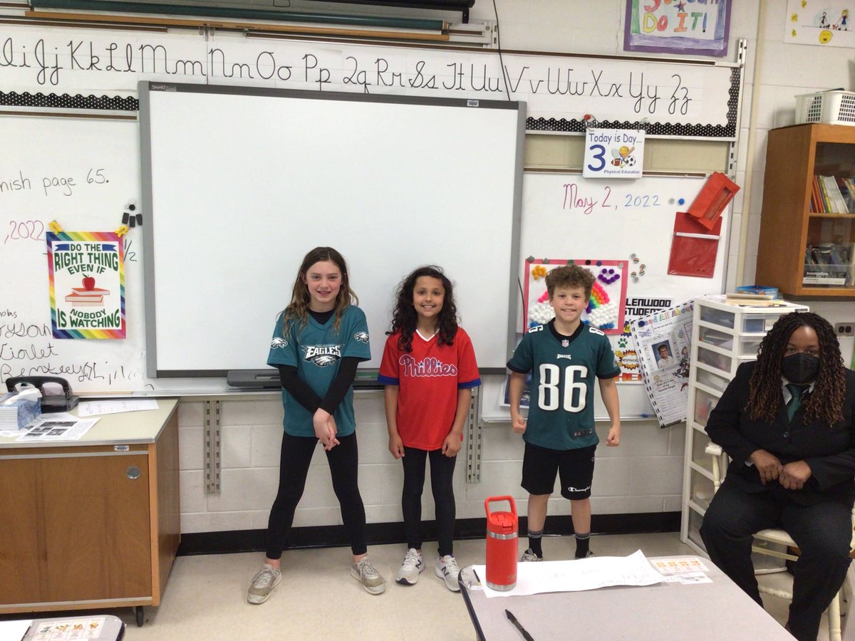 MrsGraceGreen's tweet photo. For Principals' Day, we dressed like Mr. Bucci, the principal, the sports fan, and the superhero! https://t.co/31GSVnskPU