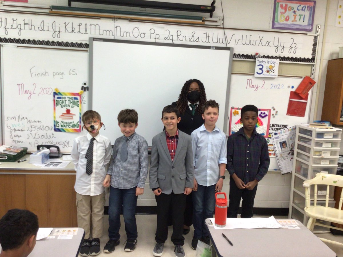 MrsGraceGreen's tweet photo. For Principals' Day, we dressed like Mr. Bucci, the principal, the sports fan, and the superhero! https://t.co/31GSVnskPU