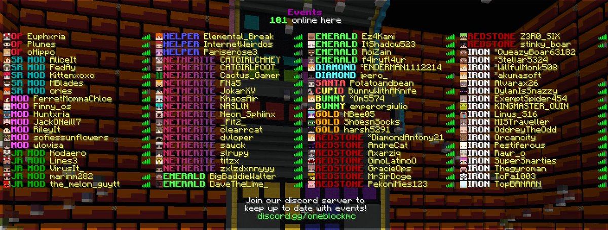 OneBlock MC tweet media