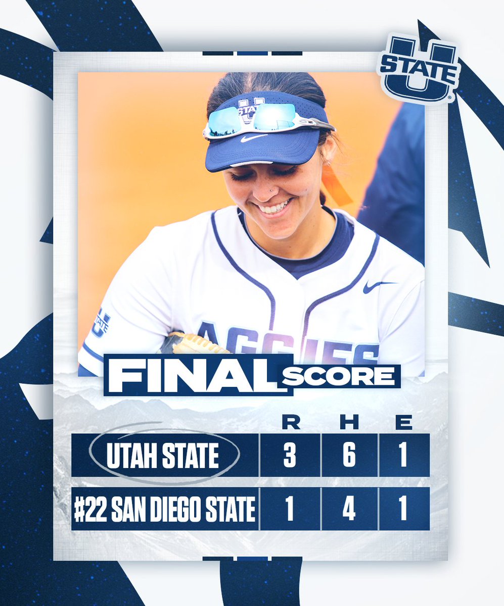 USUSoftball's tweet photo. The Aggies get the dub in San Diego!

#AggiesAllTheWay | #LightTheABlue https://t.co/WhRjmKblty