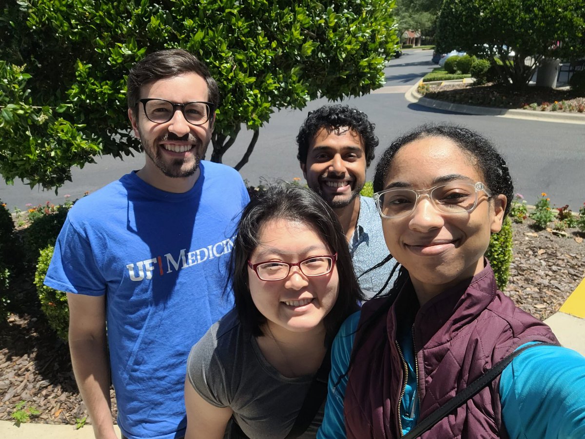 8 years after deciding to come to @UFMedicine, we met one more time. We could not have found a more supportive and kind group of individuals to go through this journey with. 🐐
#doubledoc
#MDPhD
#MedTwitter
#PhysicianScientist