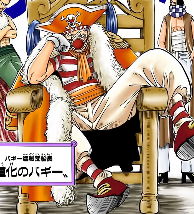 clownofthe_'s tweet photo. today's clown of the day is Buggy from One Piece! https://t.co/d6rx2fJNMd