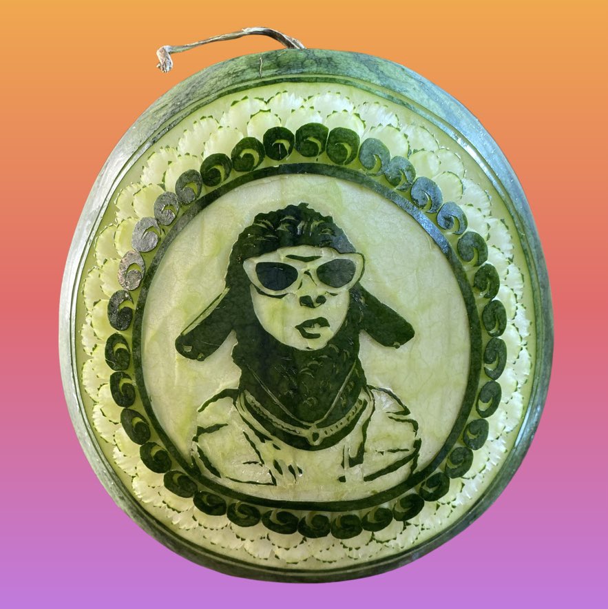 kw8726's tweet photo. Here is my submission for LaidBackLlamas Art Contest.
In case if you dont know, its a Watermelon 🍉 🍉 🍉 
@LaidBackLlamas 
#LBLArtContest #LBL #LadyLlamas https://t.co/xy2L3JATfM