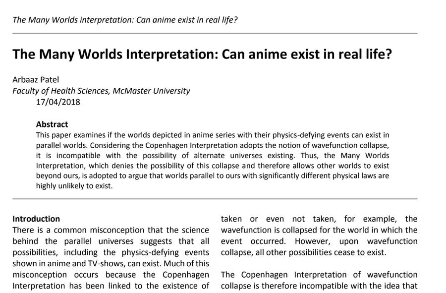 OopsKapootz's tweet photo. Scientists proved that anime isn't real 😭 https://t.co/kKrfgwovp9