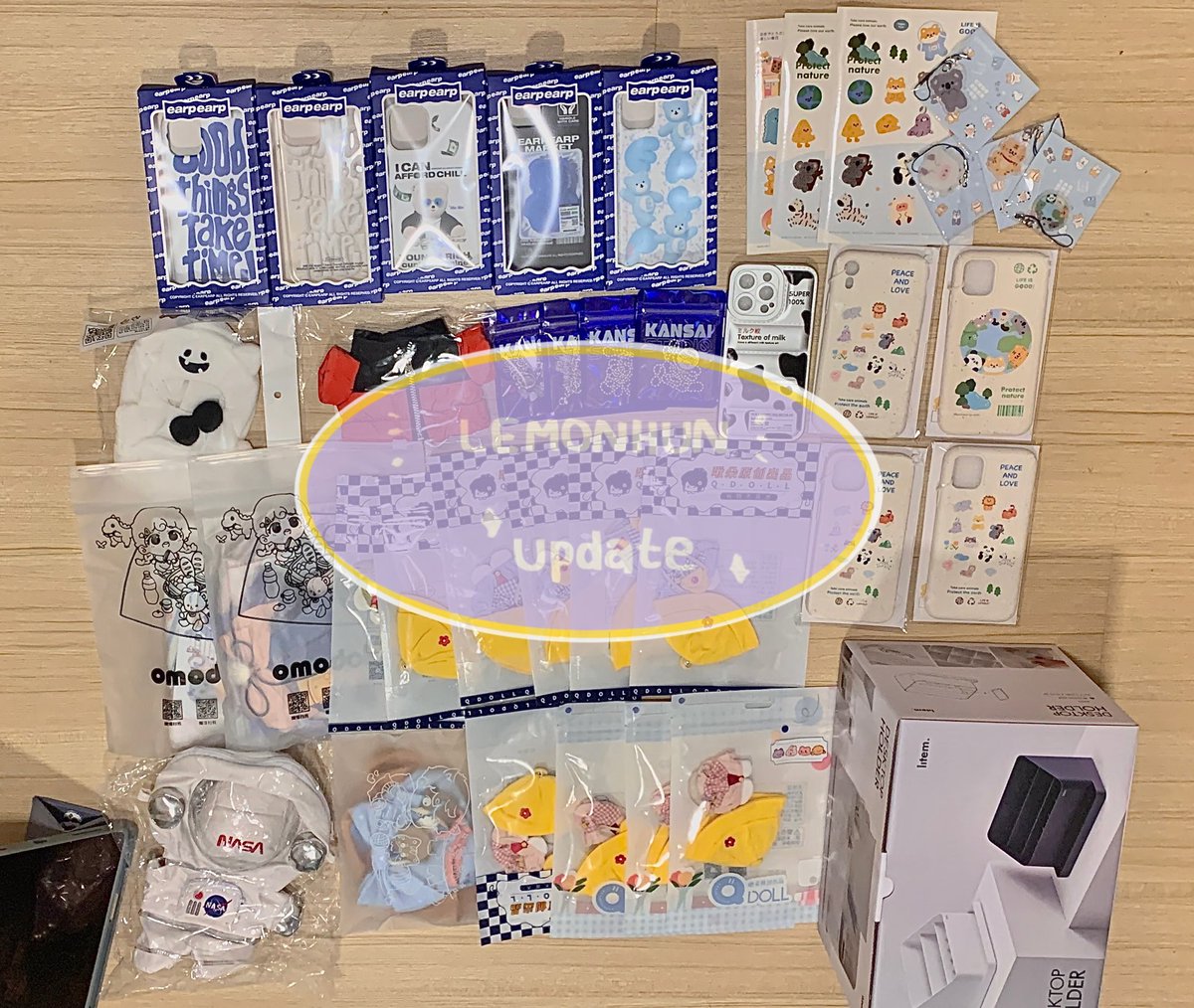 lemonhunShop's tweet photo. 📍สินค้าที่ถึงบ้านแม่ค้านะคะ
• KR 3/5
• สร้อยKansai
• เคสรักษ์โลก & เคสสีเทา
• ชุดตุ๊กตาomodoki
• ชุดตุ๊กตาQdoll(ชุดอนุบาล)
• ชุดตุ๊กตาอวกาศ&ทะเล
📮 จัดส่ง 9/5
#Lemon_Update https://t.co/ekgH9Ml4sd