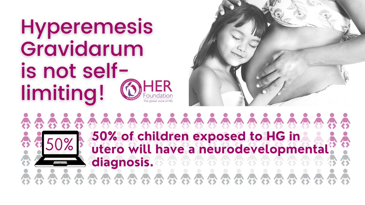 HGmoms's tweet photo. Hyperemesis Gravidarum is not self-limiting. Research shows that 50% of children exposed to HG in utero will have a neurodevelopmental diagnosis. Read more: https://t.co/DwIlwY4mQO
#ACOG2022 #acog22 #hyperemesisgravidarum #maternalhealth #neurodevelopment #childhealth https://t.co/5yQTPUvCIy
