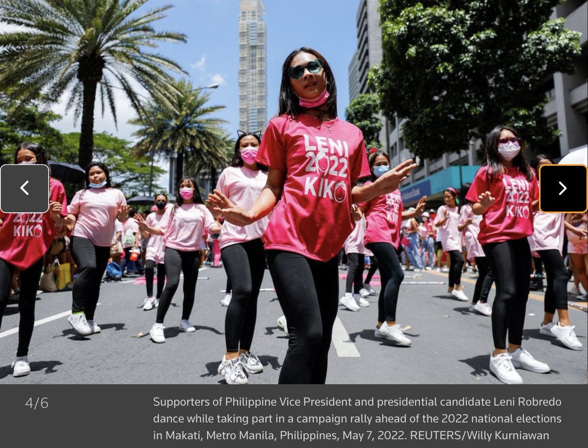 CurtisSChin's tweet image. #Philippines 🇵🇭 #PHVote 

“Fireworks lit up the sky as singers, celebrities &amp;amp; social media stars took to stages across the capital Manila ahead of the election on Monday, which pits Vice President Leni #Robredo against frontrunner Ferdinand #Marcos Jr.…”
reuters.com/world/asia-pac…