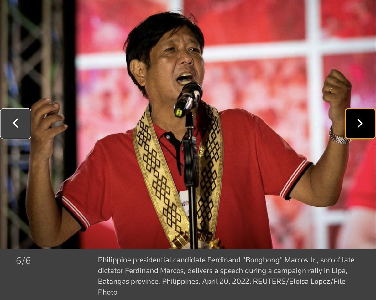 CurtisSChin's tweet image. #Philippines 🇵🇭 #PHVote 

“Fireworks lit up the sky as singers, celebrities &amp;amp; social media stars took to stages across the capital Manila ahead of the election on Monday, which pits Vice President Leni #Robredo against frontrunner Ferdinand #Marcos Jr.…”
reuters.com/world/asia-pac…