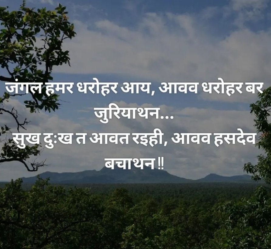 Anupkanwar1's tweet photo. Please save hasdeo save 
#SaveHasdeo
#SaveTribals
#IStandWithHasdeo
#Environment
#ClimateChange
#SaveHasdeo_SaveTribal 
@bhupeshbaghel 
@ChhattisgarhCMO 
@AnusuiyaUikey https://t.co/4SbhkQzOVq