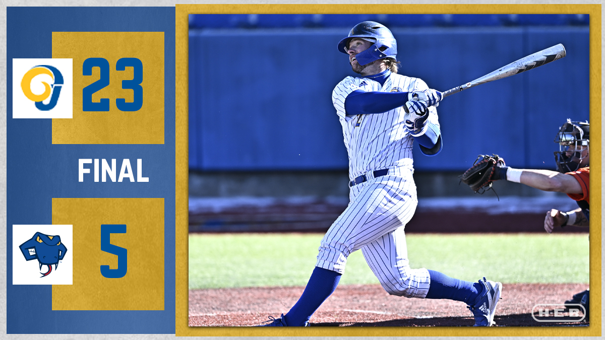 angeloathletics's tweet photo. The Rams advance to the quarterfinals of the LSC Tournament Championship after a two-game sweep of the Rattlers! #2More https://t.co/c5aH1mAj9v