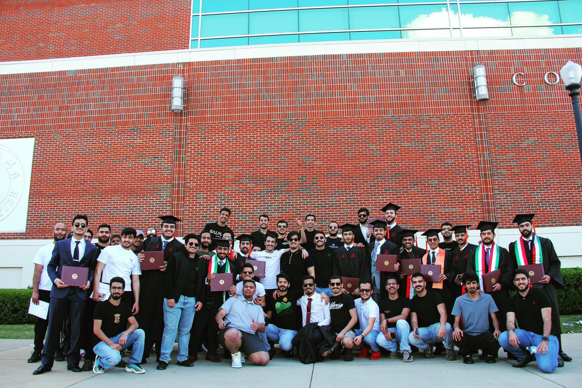 ما انتهى درب ولا ختم جهد 
ولا تم سعي إلا بفضل الله 

تم بحمدلله تخرجي من جامعة
University of Alabama 
بـ درجة البكالوريوس في الهندسة الكيميائية

اسأل الله ان يكتب لي و لكم التوفيق ❤️