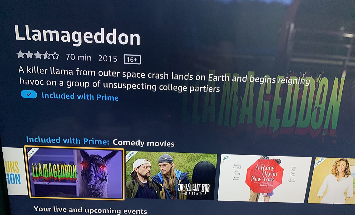 everythingfitz's tweet photo. What does it say about me that I seriously considered watching this tonight?

(Don’t answer that.) https://t.co/p8VmFFV5eO