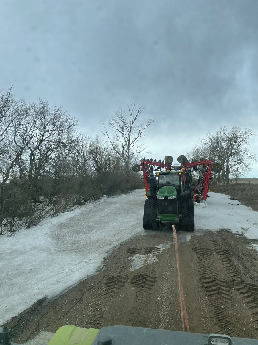 DoubleBarDFarms's tweet photo. Guys haven’t got stuck in the field yet, but going down the road…🥶 https://t.co/5VvNS5ILfh