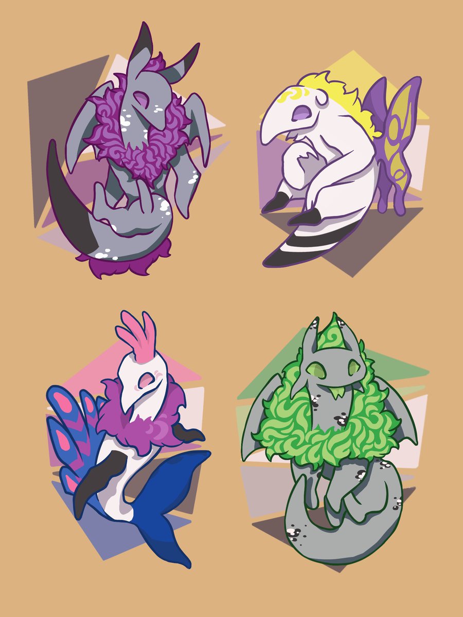 amieryllis's tweet photo. Pride Creatures #PrideMonth #pridecolors #LGBTQ https://t.co/UutOXG6KAY