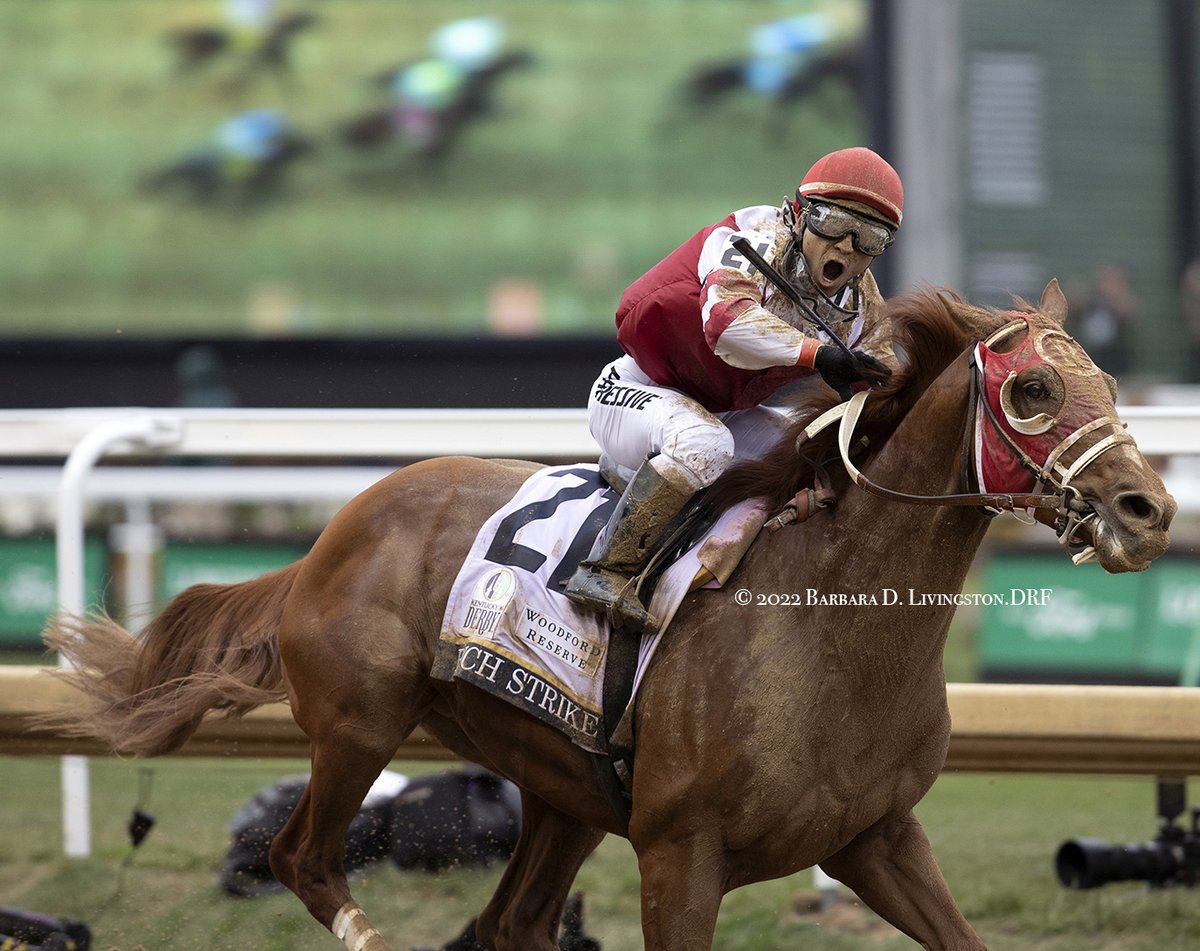 DRFLivingston's tweet photo. A so heartfelt congratulations to the connections of 2022 @KentuckyDerby winner RICH STRIKE!, including trainer Eric Reed and jockey Sonny Leon! 

What a brilliant ride and exciting finish! 🌹 https://t.co/0klFyA4vRR