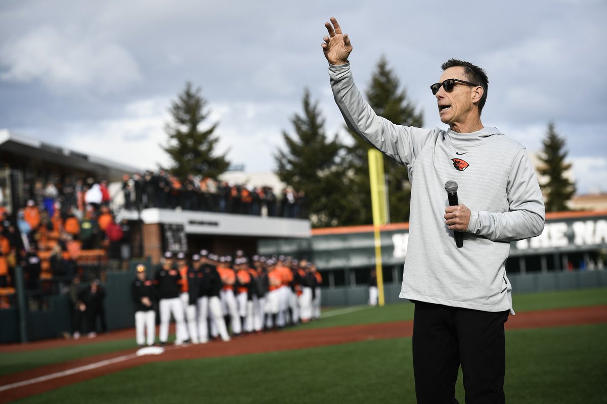 BeaverBaseball's tweet photo. Celebrated a Legend today.

- Three National Championships
- Six trips to Omaha
- 900 wins
- Five-time National Coach of the Year

Thank you Coach Casey.

#GoBeavs https://t.co/QBpgcHlAa8