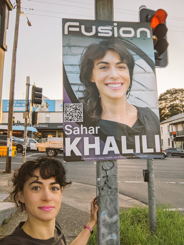 SaharKhalili_'s tweet photo. Voters in #Reid: if you value a rep who actively stands for
-CLIMATE: inclusive & proactive climate response
-TRANSPARENCY: donations, policy & activities
-Can TALK to people- not afraid to speak at public forums?
Let your values be heard.
Vote 1๏ธโฃ FUSION.
#auspol #ausvotes https://t.co/eIv6AIQ1tJ