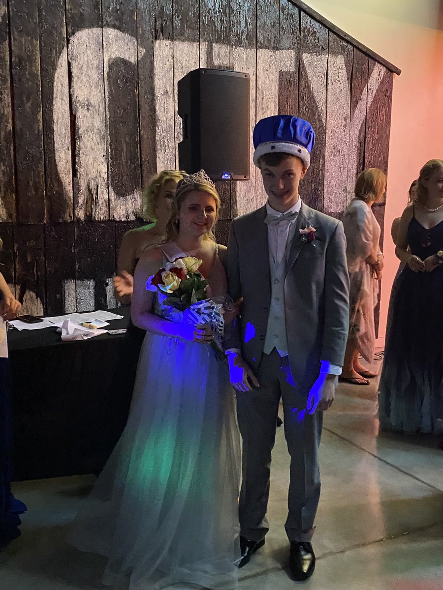 NRHS 2022 Prom Queen Dakotah Reynolds and Prom King Ethan Vogt!!