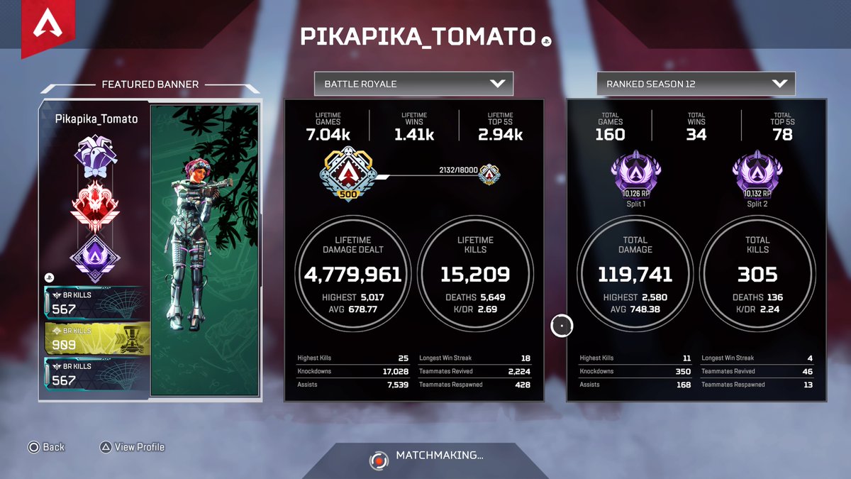 35b7's tweet photo. #PS5Share, #ApexLegends   キンキャニ100戦かかってた https://t.co/WaK9jMJ1ZH